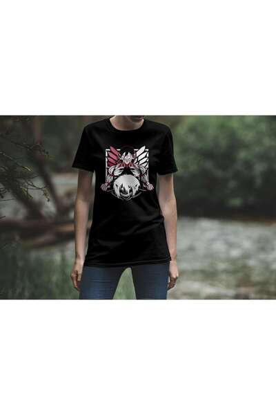 iLovePrints Attack on Titan Art - Eren and Titan Tshirt