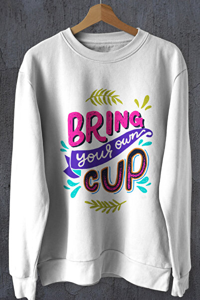 iLovePrints Μακρυμάνικη Μπλούζα Bring Your Cup