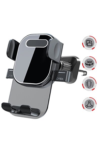 Powermaster Powerway TT49 Araç İçi Petek Klima İçin Kıskaçlı Destekli Telefon...