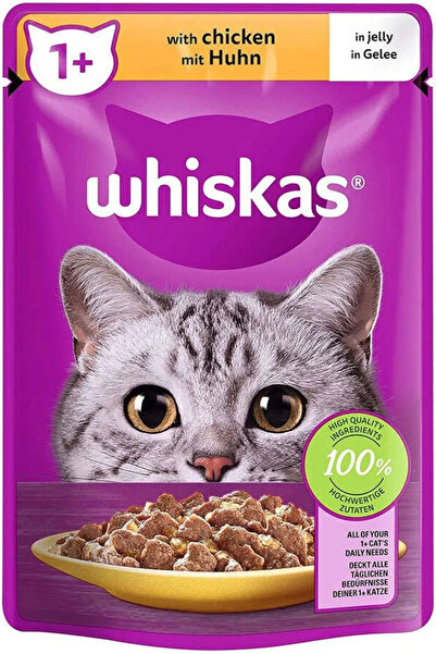 Whiskas Pure Delight Tavuklu 85 gr Poşet Yaş Mama