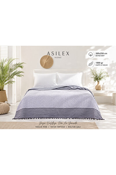 Asilex Home Collection Pătură dublă țesută Atıl Pike, 200x250 cm, din bumbac,...