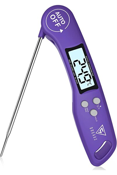 DOQAUS Digital Meat Thermometer, Instant Read Food Thermometer with Backlight...
