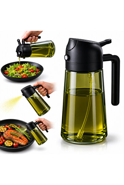 JollyMag Sticla pulverizatoare 2 in 1, ulei de masline sau lichide gatit, doz...