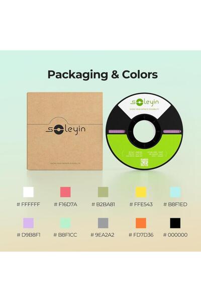 Creality Soleyin Ultra PLA 3D Yazıcı Filament - Ay Taşı