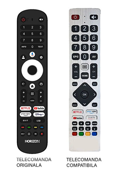 vidsel Telecomanda inlocuitoare compatibila TV Horizon 32HL7590 (581)