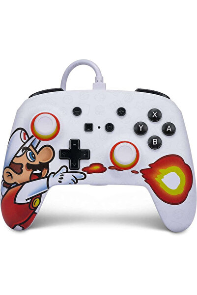 Powera Ενισχυμένο Ενσύρματο Χειριστήριο για Switch Fireball Mario
