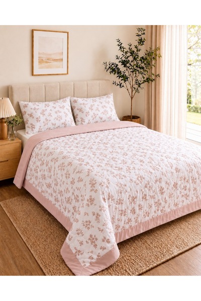 Bikaya Home Set dublu cu cadru pentru pat |   200x230 cm |   100% bumbac |   ...