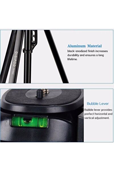 The Kaku Tripod Digipod 135Cm Uzunluk Taşıma Çantalı Ayaklı Tripod TR-452