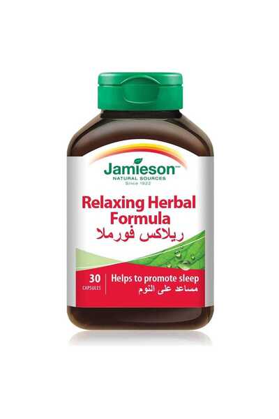 Jamieson Relaxing Herbal Formula Tablets 30