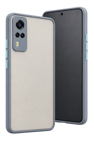 New Face Spt-Gld Vivo Y53S Case Montreal Silicone Cover (142249) - Gray