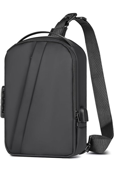 Urban URBANNX Men's Crossbody Sling Bag with Anti-Theft Lock, Waterproof Back...