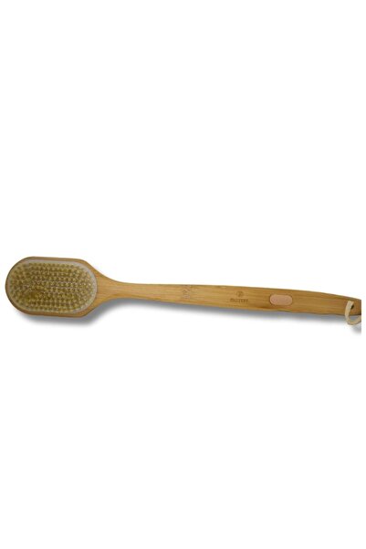 pasteel Long-Handled Wooden Bath Brush from |   For Back Exfoliation and Clea...