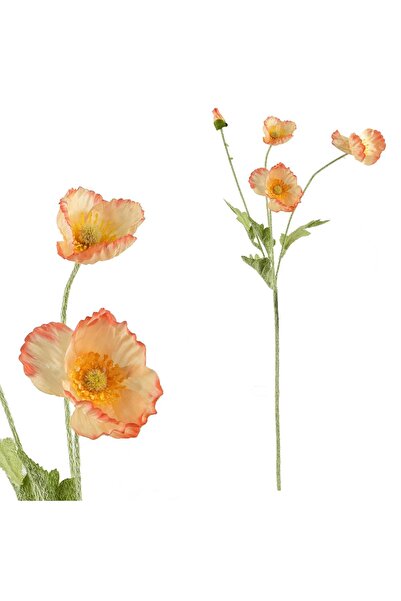 MONDEX Spray cu mac artificial Prima Viridis 60 cm Roșu 1 buc.