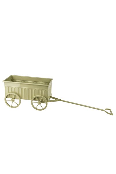 MONDEX Cărucior decorativ Prima ROGER 33x16x20 cm Verde salvie 1 buc.
