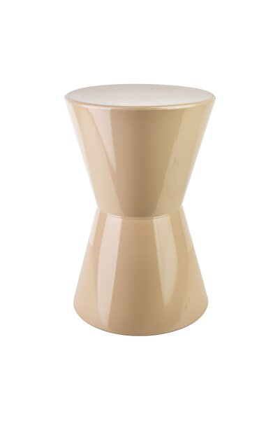 MONDEX Măsuță laterală metalică ROGER 29.5x29.5x45 cm Bej 1 buc.