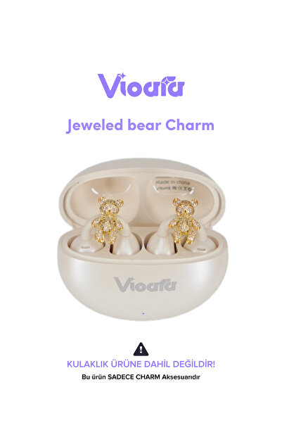 Vioara Charms زينة متوافقة مع سماعات الأذن (قطعتان)