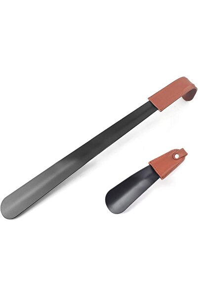 Arabest 2-Piece Shoe Horn Set,Long 16.5 Inch & Portable 7.5 Inch,Stainless St...
