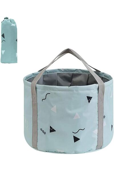 Arabest Collapsible Foot Bath Tub,Foldable Bucket with Handle,Portable Multif...