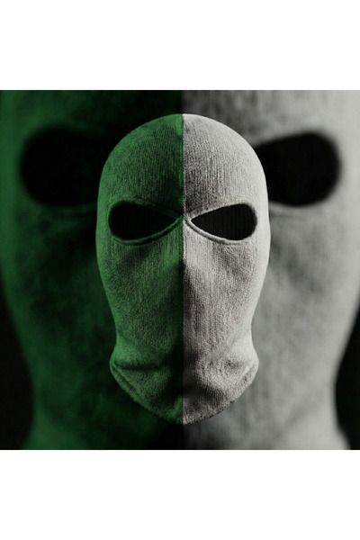 maskcult Yeşil - Beyaz Maske