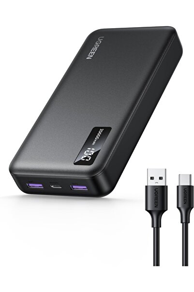 Ugreen Baterie externă 20000mAh 22.5W, USB-C/USB-A, PD 3.0, Afișaj digital, N...