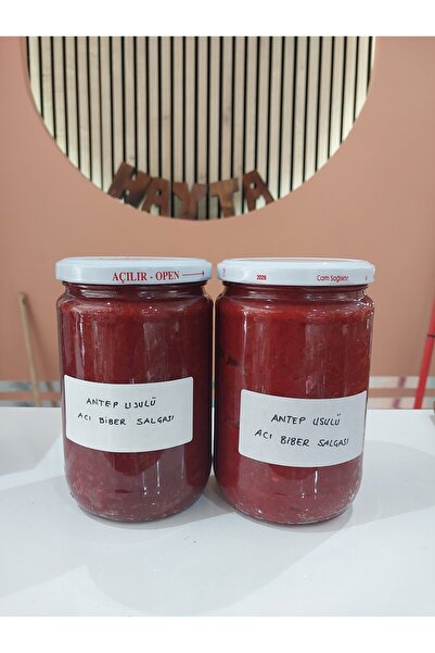 yöresel ANTEP USULÜ ACI BİBER SALÇASI- GÜNEŞ KURUSU-700GR.