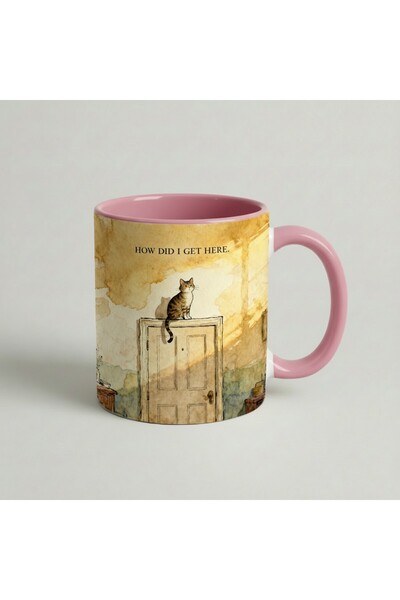 Petgifts Cana Cadou Personalizat Amuzanta Cu Mesaj How Did I Get Here - Ceram...