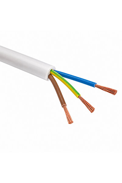 öznur kablo Elektrik Kablosu 3x2.5 mm TTR Kablo 5m Bakır İletkenli Yüksek