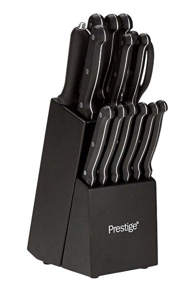 Prestige Stainless Steel Knife Block 15 Piece Set- Japanese Blades, Dishware ...