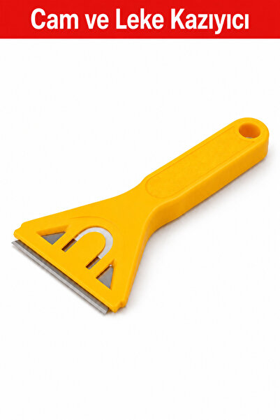 Arkhelais Cam Kazıyıcı - Ocak Camı Kazıyıcı - Leke Kazıyıcı Metal Uçlu Temizl...