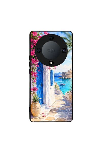 Sonique Θήκη Greek Island Muse Series για Honor Magic5 Lite 5G Σοκάκι Ρόδου