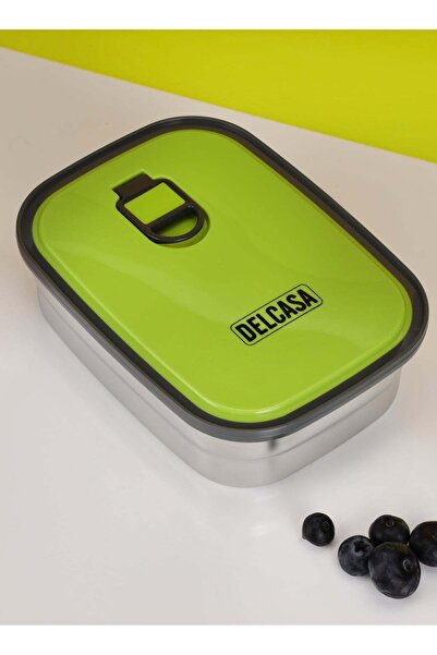 DELCASA 1100ML Stainless steel box Food Container lunch box DC2339 with polym...