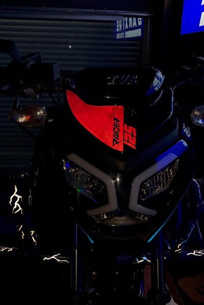 Banxtre Raider 125 Written Head Detail Sticker (1 Piece) for Tvs Raider