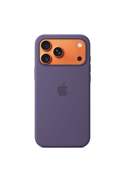 Apple غطاء سيليكون لجهاز iPhone 17 Pro Max مزود بخاصية MagSafe - ضباب بنفسجي