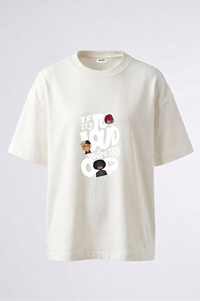 Anetos Xxxtentacion Playboicarti Design Back Printed Cotton White Oversize T-...