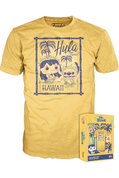 Funko Συσκευασμένο μπλουζάκι Pop Tees Disney Lilo Stitch Hula S 889698753272