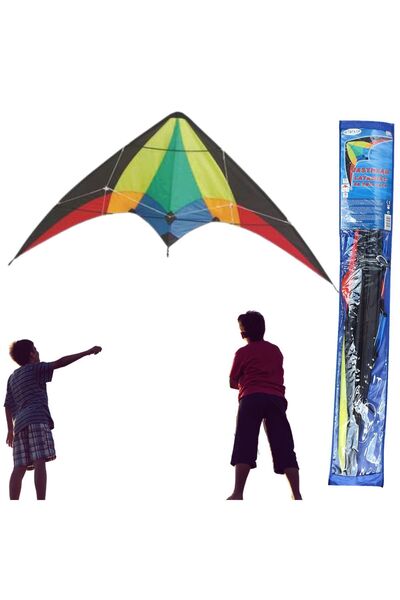 Mardil Zmeu sportiv acrobatic Hawk, cu 2 linii, 140x74 cm, pentru începători