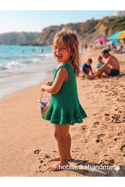 hobilanka Baby Summer Cotton Dress Hobi̇lankahandmade
