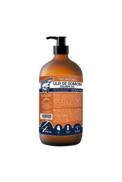 4dog 4PETS Ulei de somon pentru câini și pisici 500ml