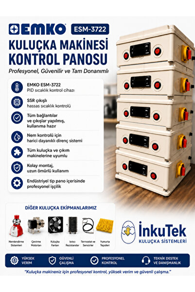 emko kuluçka makinesi kontrol panosu