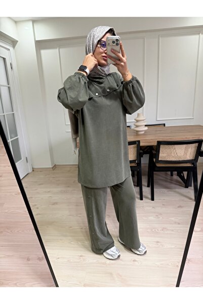 Butik Duyawear haki tensel ikili takım