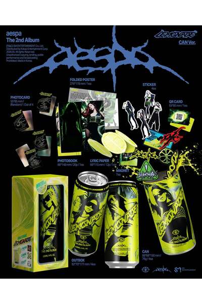 tays store aespa - 2nd Album [LEMONADE] CAN Ver. (Smart Album) (RANDOM)