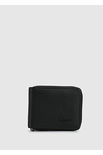 Provoq Black 332 Flt Leather Black Men's Wallet