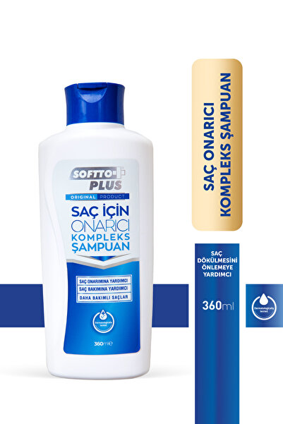 Softto Plus Yıpranmış Saçları Güçlendirmeye Yardımcı Onarıcı Kompleks Bakım Ş...
