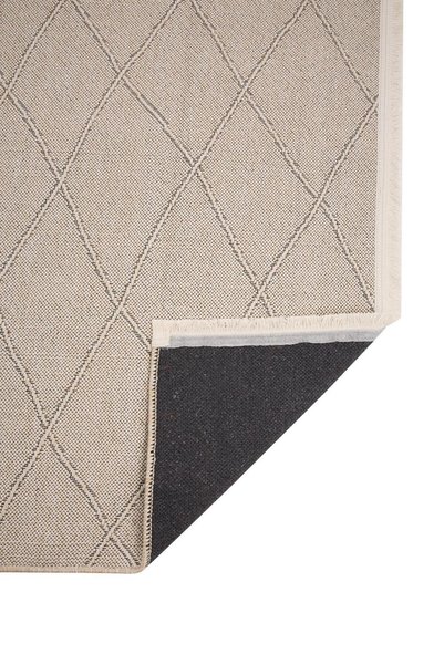 Samira Anadolu Kilim Bej Dokuma Kaymaz Taban Yıkanabilir Salon Halısı Yolluk Mutfak Halısı