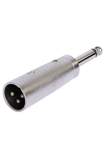 BST Adaptor XLR mamă la Jack mono mamă de 6.35mm, Metalic