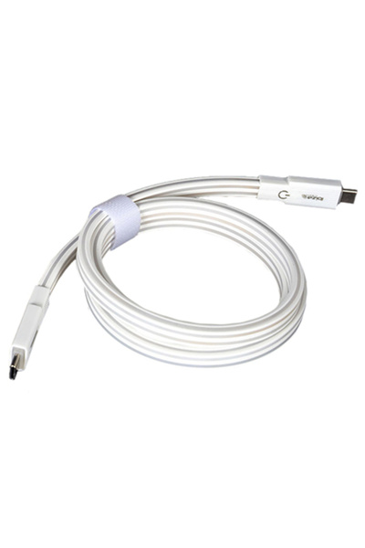 Ibiza Sound Cablu de încărcare rapidă USB-C la USB-C de 1m cu lumină LED