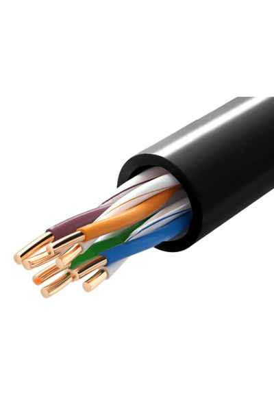 POWERTECH καλώδιο δικτύου CAB-N289, Cat 5e U/UTP, CCA 26AWG, 100m, μαύρο