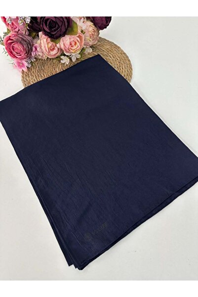 SCARFE SCARF Scarfe Vual Shawl Navy Blue Hvh0405