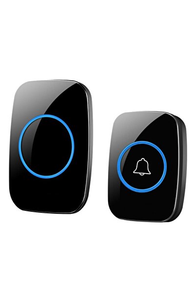 Aptel Sonerie wireless, neagră, 20m acțiune, 60 melodii, 6.5x2.4x9.5 cm