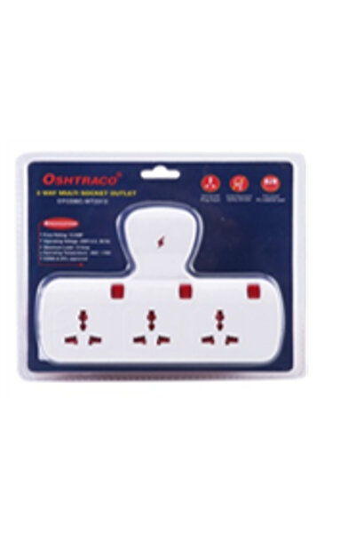 Oshtraco 3way Univ Multiple Swit Socketneon (Dbc-wt2313)